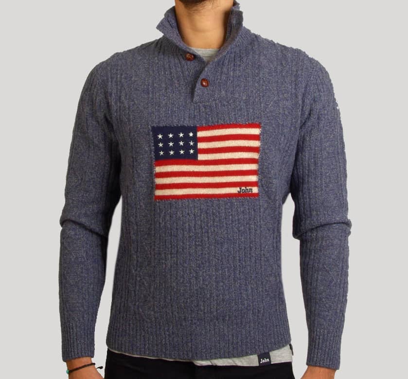 Pullover Bandiera USA