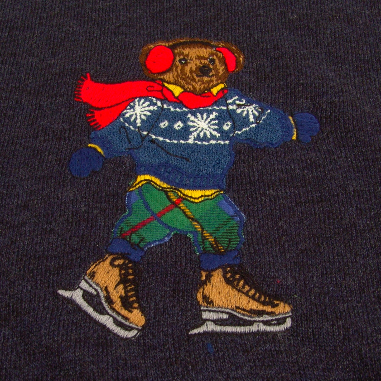Turtleneck Teddy Bear Sweater for Woman