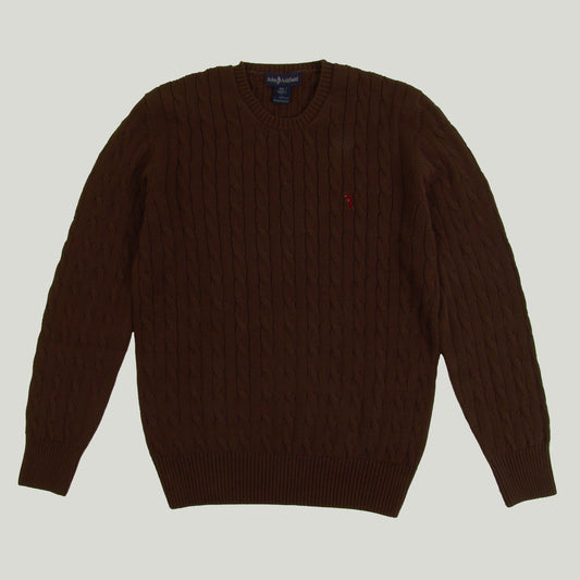 Men's Cable Cotton Sweater