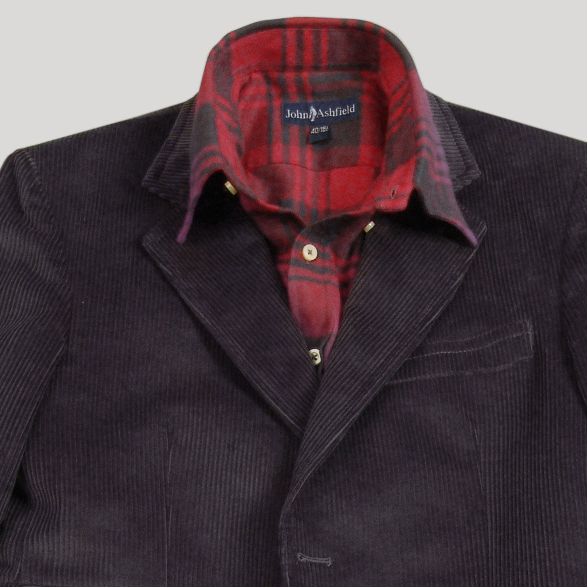 Men's Corduroy Two-Button Jacket