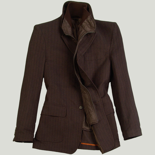Men's Taylored Jacket with Removable Vest