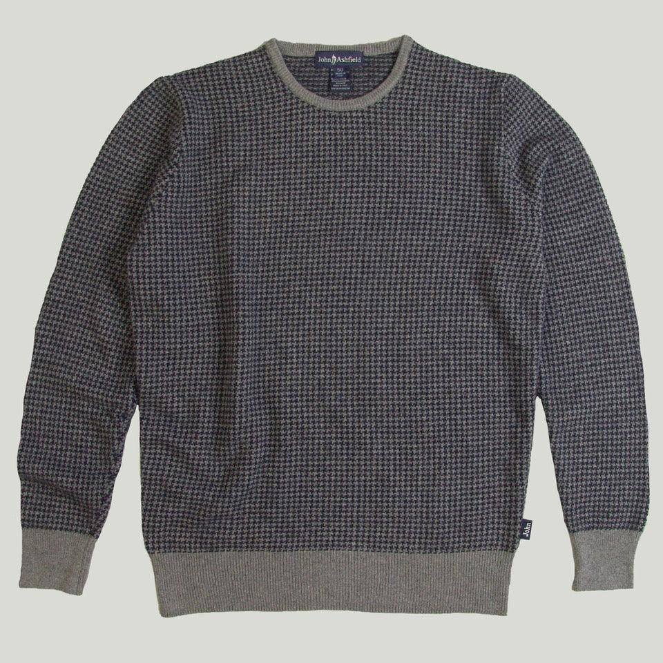 Crewneck pied de poule Sweater for Men