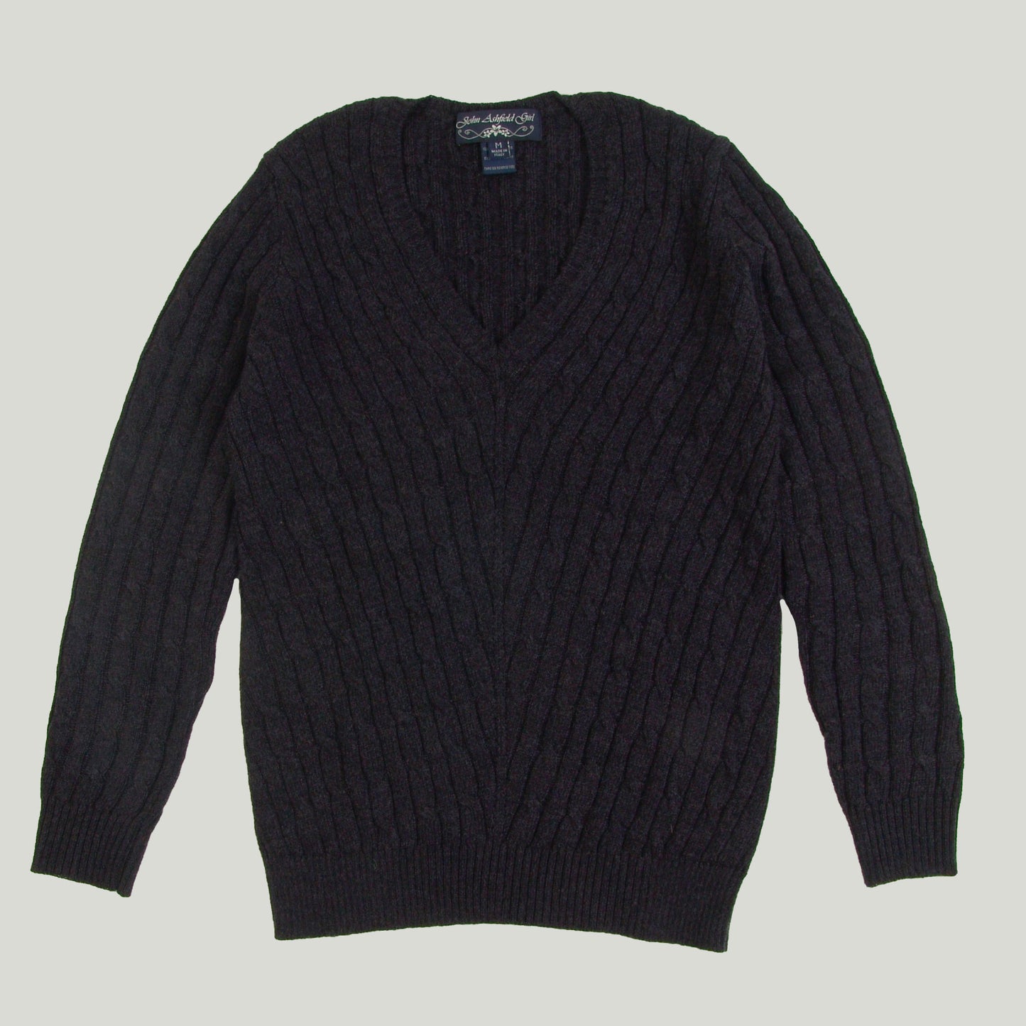 Women's Cable V-Neck sweater
